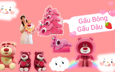 THÚ BÔNG GẤU DÂU