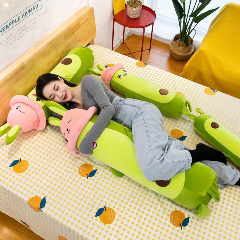 Thú Bông Gối ôm Bơ đội nón