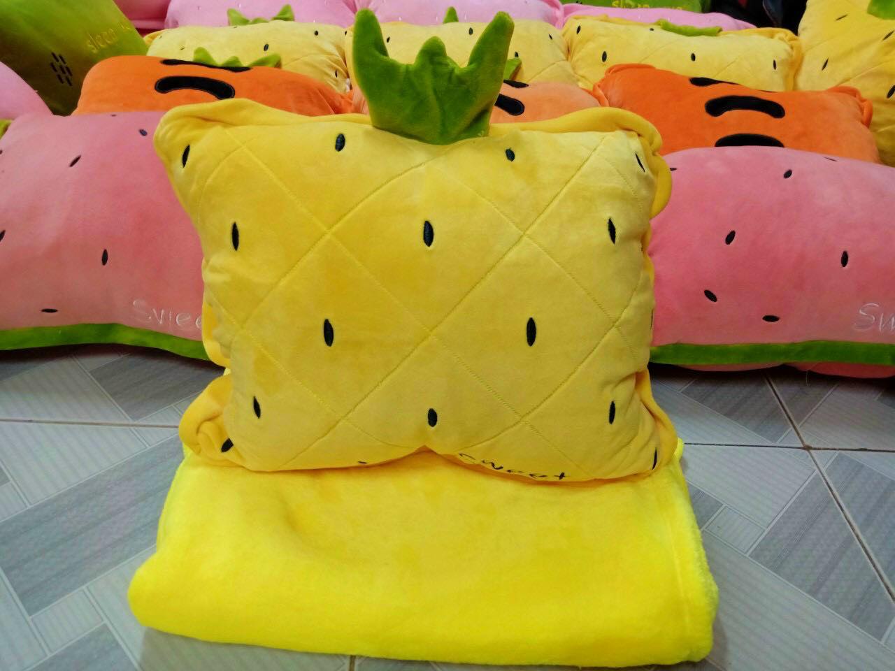 Gối Ôm Trái Cây Kèm Chăn