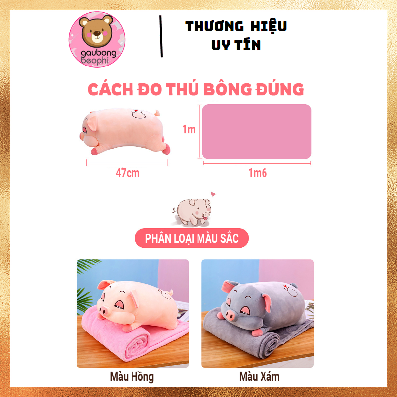 Heo Đờ Đẫn Hồng 40cm