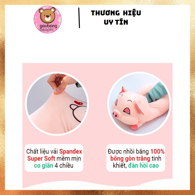 Heo Đờ Đẫn Hồng 40cm
