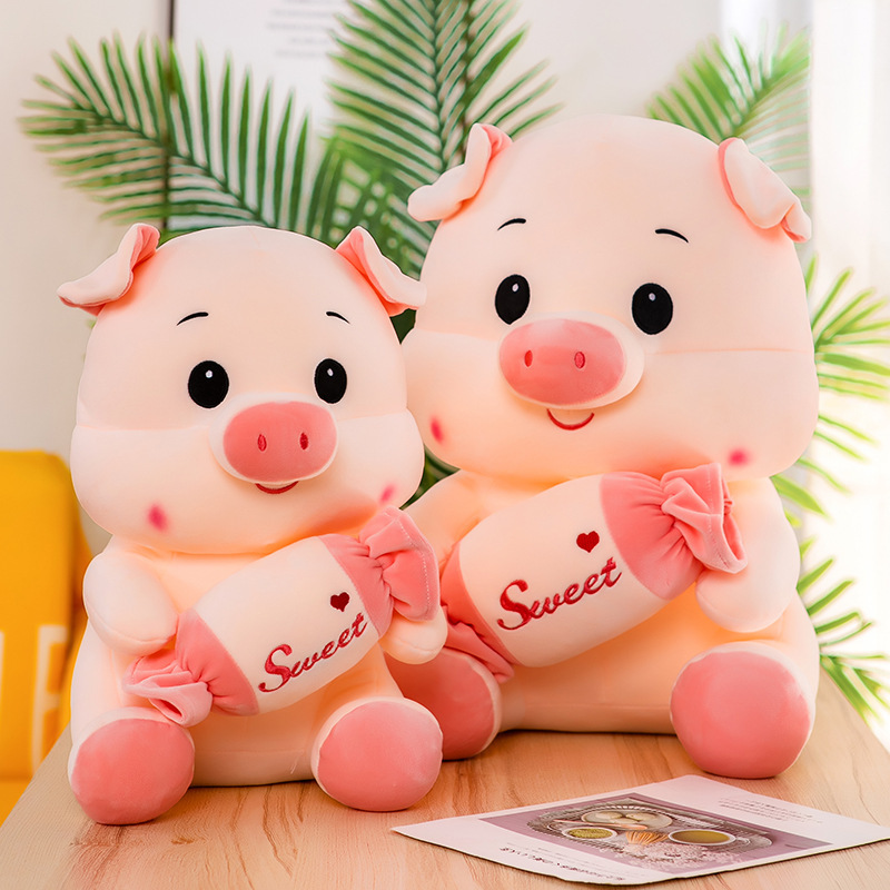 Thú Bông Heo Ôm Kẹo