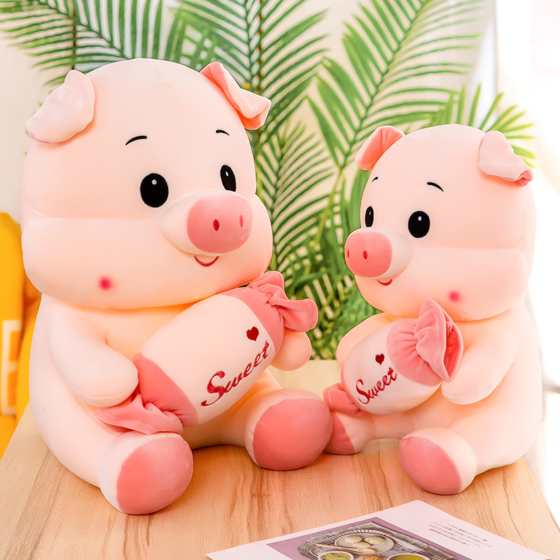 Thú Bông Heo Ôm Kẹo