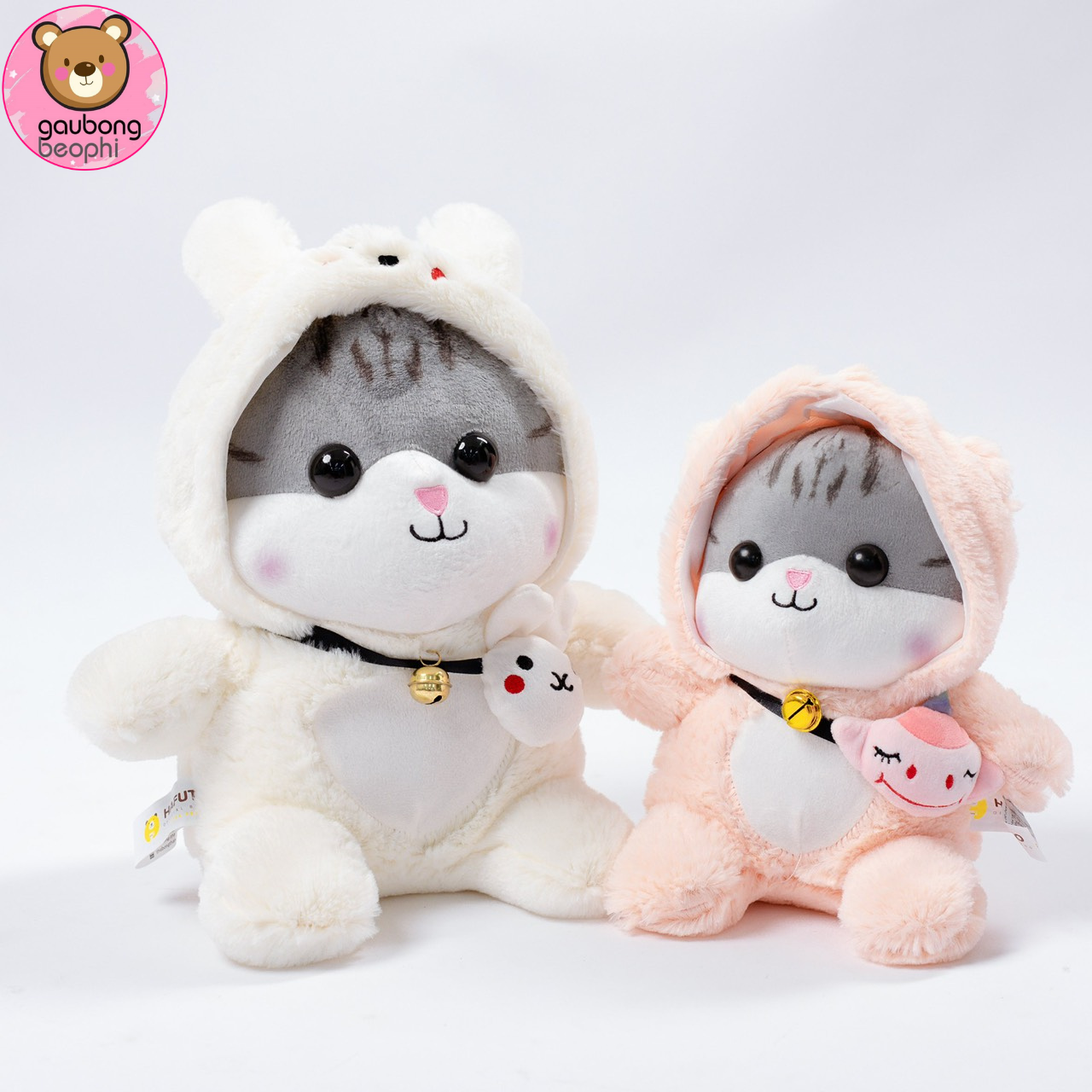 THÚ BÔNG MÈO ĐEO TÚI HÀNG CAO CẤP