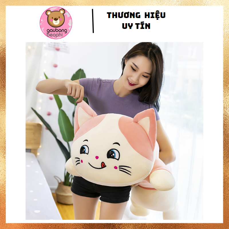 THÚ BÔNG MÈO NẰM LÉM LĨNH HÀNG CAO CẤP