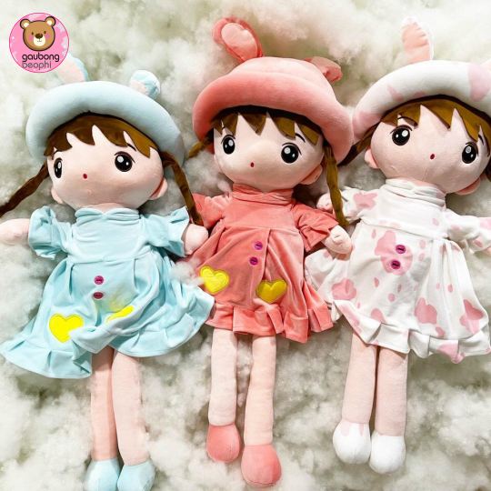Búp Bê Tai Thỏ 3 màu cao cấp