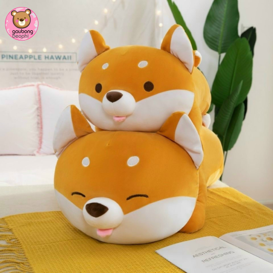 Thú Bông Chó Shiba Le Lưỡi 