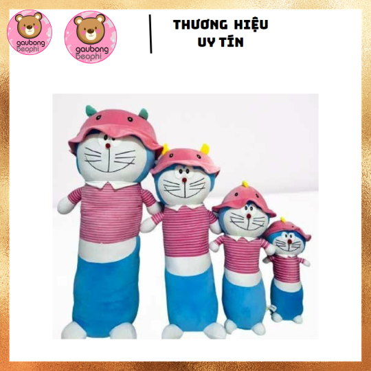 GỐI ÔM ĐORÊMON ÁO SỌC ĐỘI MŨ HÀNG CAO CẤP